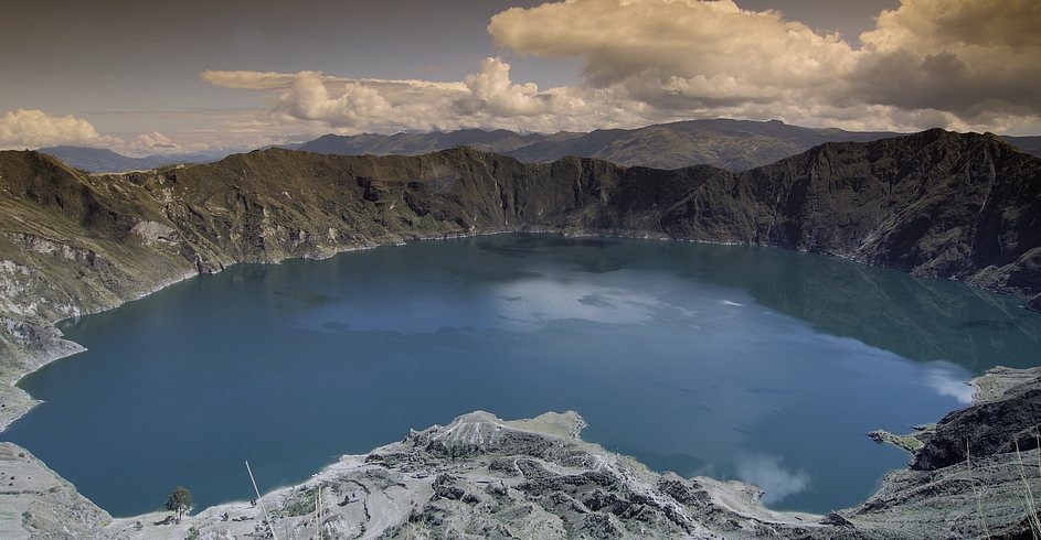 jezero v kráteru Quilotoa